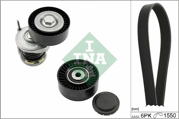 Zestaw paska wieloklinowego do VW, 529 0586 10, INA w ofercie sklepu e-autoparts.pl 
